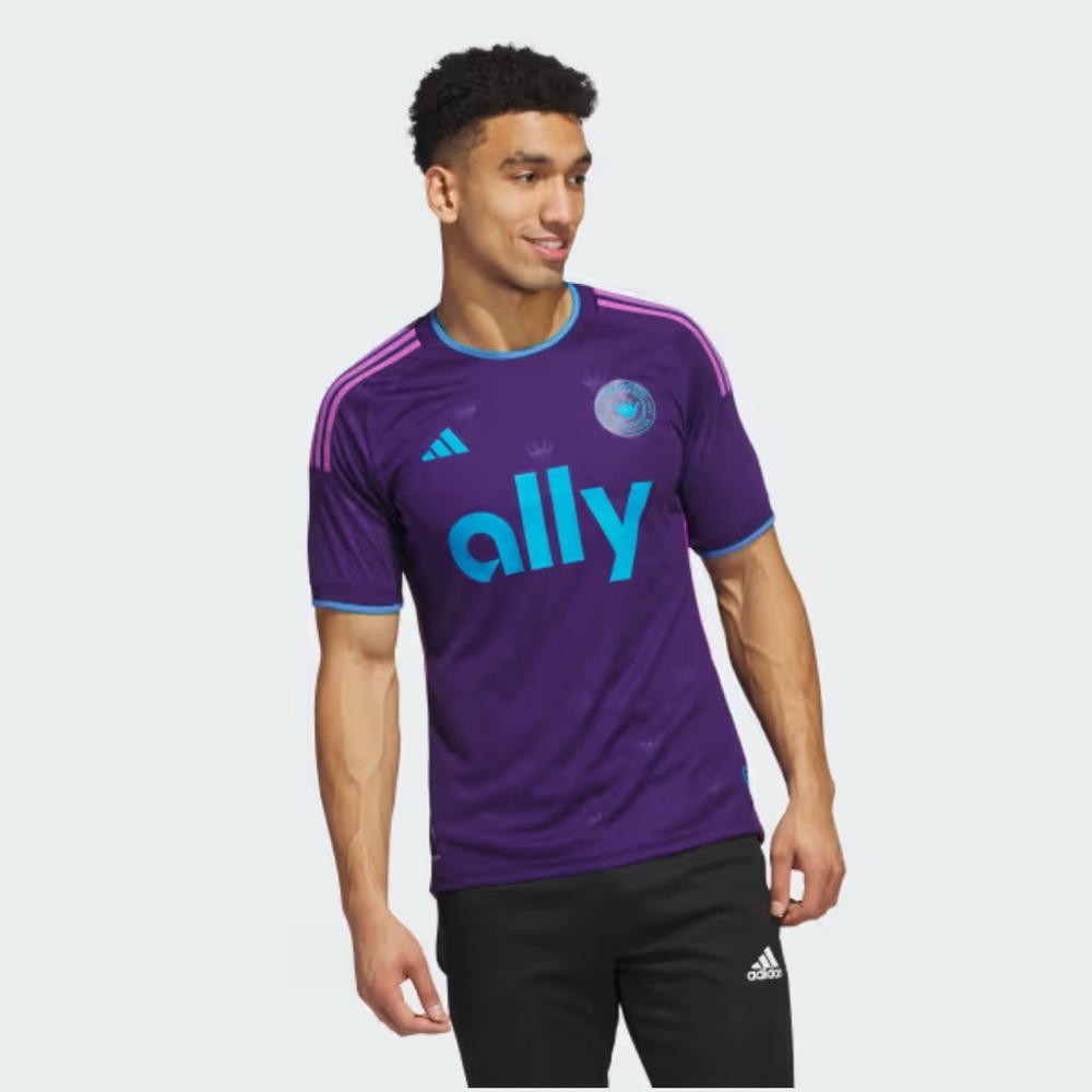 CHARLOTTE FC 23/24 AWAY AUTHENTIC JERSEY SZ small with tags brand new MLS